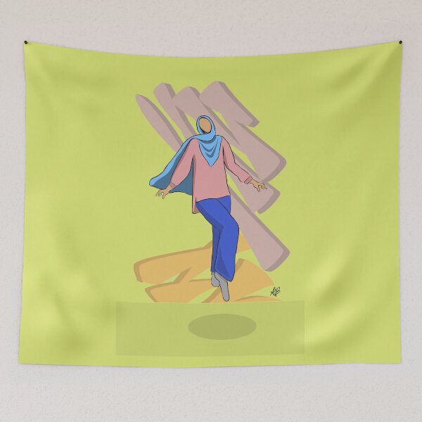 Item preview, hijabi superhero designed and sold by sketchypageshaf.