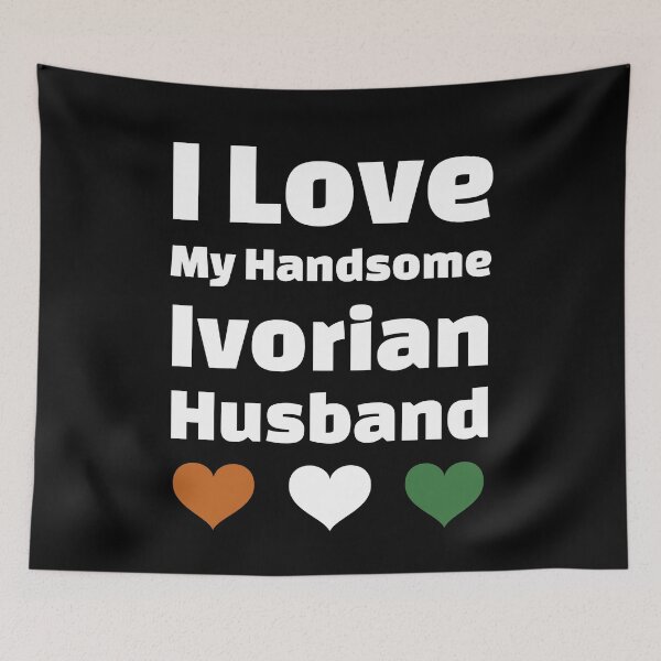 Item preview, I Love My Handsome Ivorian Husband - Ivory Coast Husband designed and sold by DiceNLDesigns.