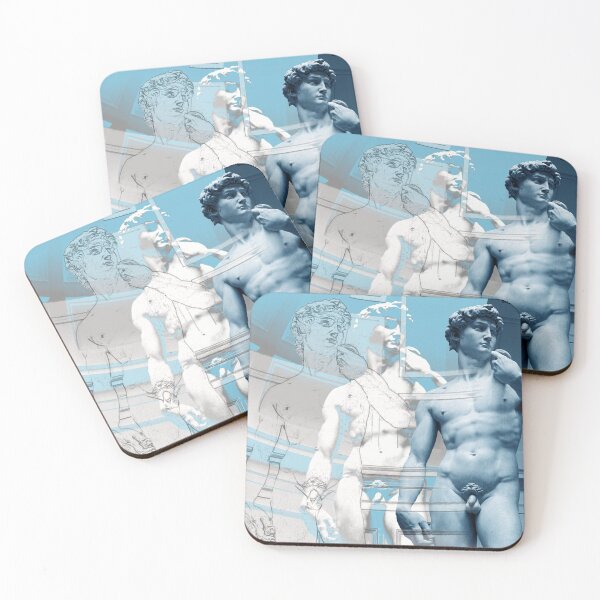 Item preview, Michelangelo's David Sculpture Perfectly Naked in Florence designed and sold by NaturistGifts.