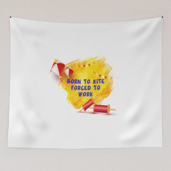 Item preview, Born To Kite Forced To Work, Funny Kitesurfer Gift Idea designed and sold by Mode Tees.