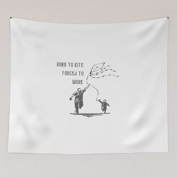 Item preview, Born To Kite Forced To Work, Funny Kitesurfer Gift Idea designed and sold by Mode Tees.