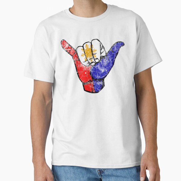 Item preview, Vintage Filipino Hang Ten Pinoy Pride Philippines Flag Hang Loose designed and sold by 9ine9.