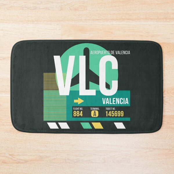 Item preview, Valencia (VLC) Airport Code Baggage Tag designed and sold by SLAG-Creative.