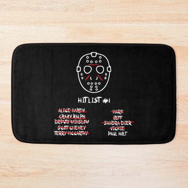 Item preview, Scary Movie Hockey Mask Victims List - Slasher Movie - Halloween and Horror designed and sold by jacob-jendrey.