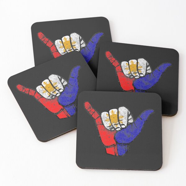 Item preview, Vintage Filipino Hang Ten Pinoy Pride Philippines Flag Hang Loose designed and sold by 9ine9.