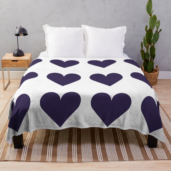 Item preview, Large NAVY BLUE & WHITE LOVE HEARTS designed and sold by RachelMacht.