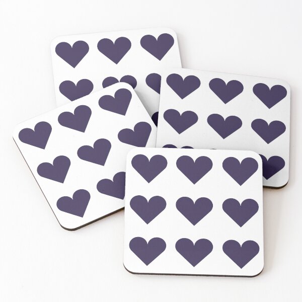 Item preview, Large NAVY BLUE & WHITE LOVE HEARTS designed and sold by RachelMacht.