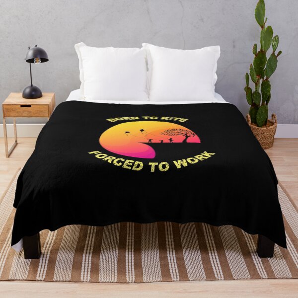 Item preview, Born To Kite Forced To Work, Funny Kitesurfer Gift Idea designed and sold by Mode Tees.