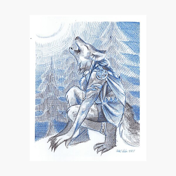 Fotodrucke Werwolf Redbubble