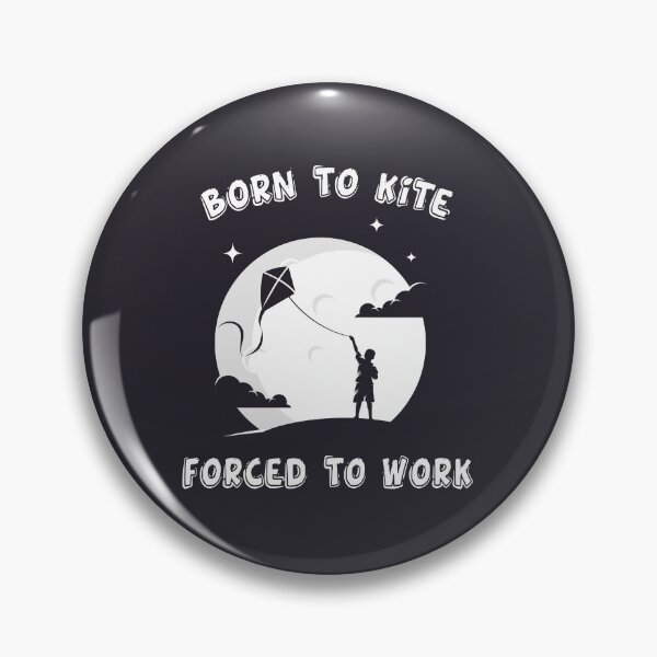 Item preview, Born To Kite Forced To Work, Funny Kitesurfer Gift Idea designed and sold by Mode Tees.