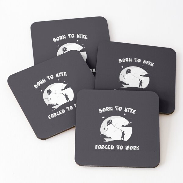 Item preview, Born To Kite Forced To Work, Funny Kitesurfer Gift Idea designed and sold by Mode Tees.