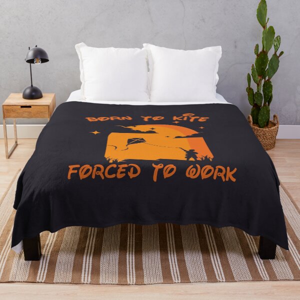 Item preview, Born To Kite Forced To Work, Funny Kitesurfer Gift Idea designed and sold by Mode Tees.