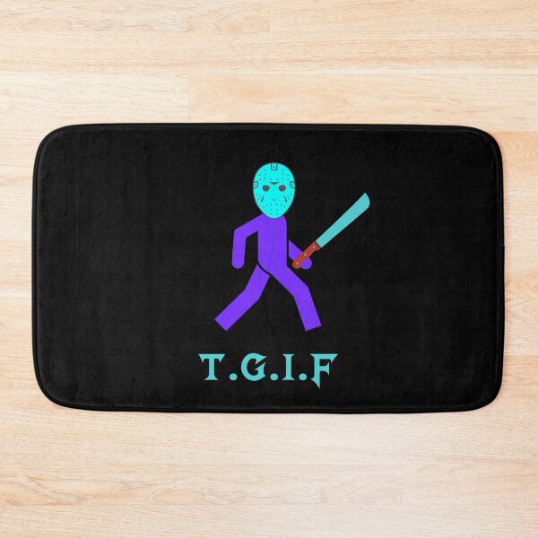 Item preview, Scary Movie Hockey Mask T.G.I.F - Slasher Movie - Halloween and Horror designed and sold by jacob-jendrey.