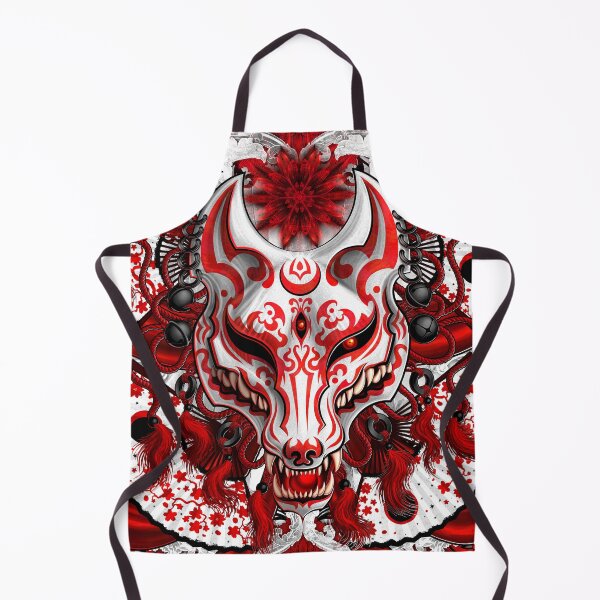 Item preview, Kitsune, Fox Mask - Bloody White designed and sold by Abysm Internal.