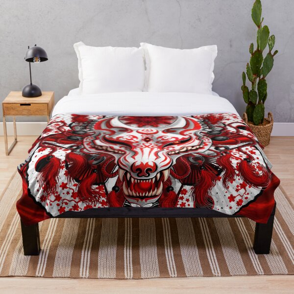 Item preview, Kitsune, Fox Mask - Bloody White designed and sold by Abysm Internal.