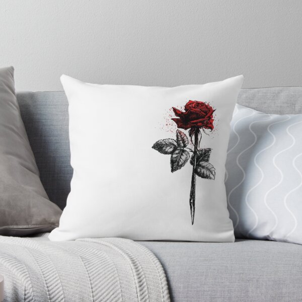 Rose Throw Pillow