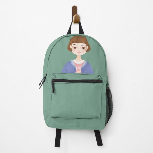 Item preview, Beautiful adorable girl drawing with short brown hair designed and sold by chicsignzodiac.