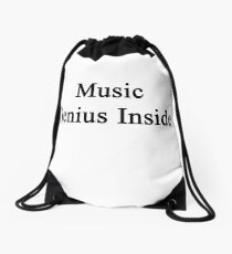Music Genius Inside Drawstring Bag