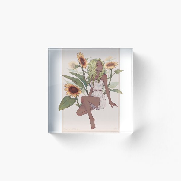 Spring - Joy of Summer Acrylic Block
