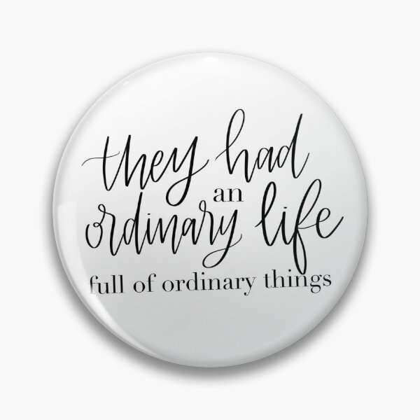 Item preview, Ordinary life designed and sold by Bookishletters.
