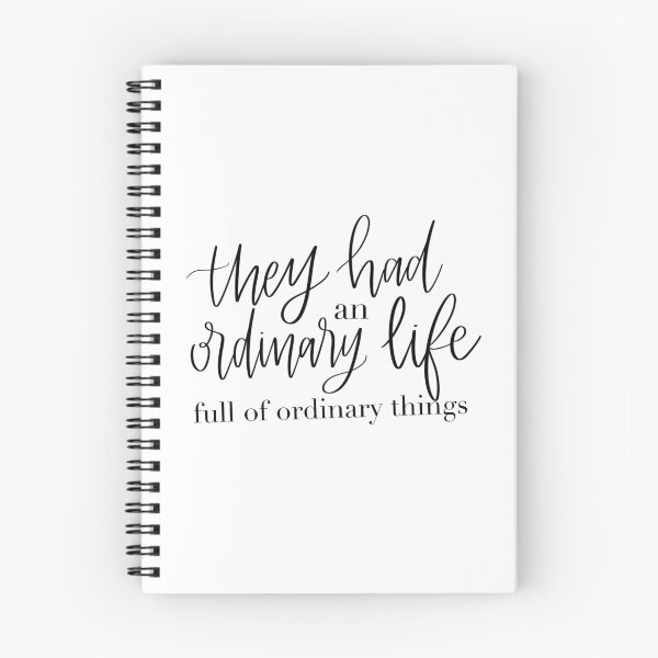 Item preview, Ordinary life designed and sold by Bookishletters.