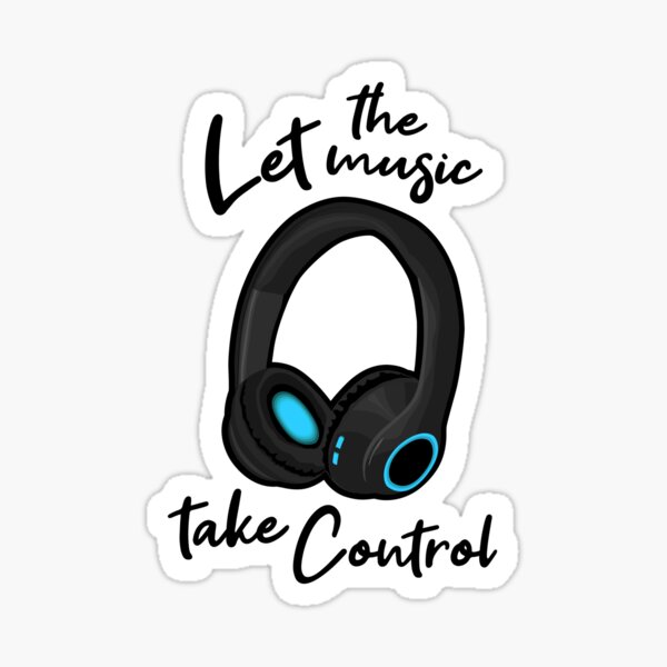 Headphones Sticker for Sale by DCornel