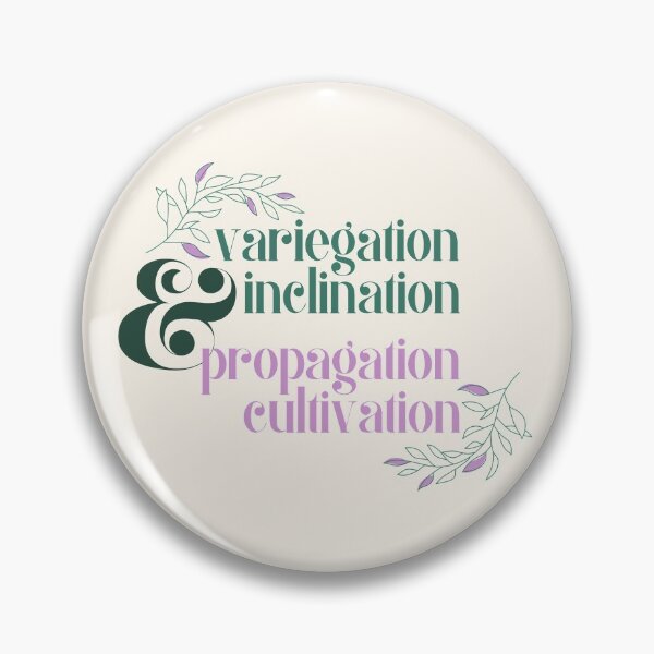 Item preview, Variegation inclination and propagation cultivation plant lovers designed and sold by PepperSprout.