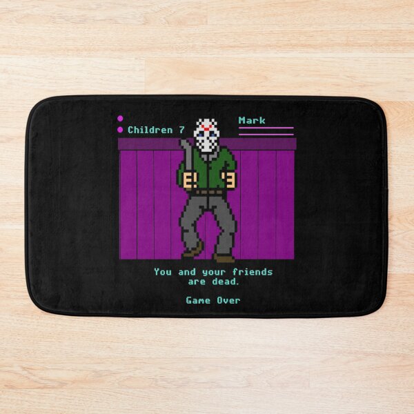 Item preview, 1989 Video Game Scary Movie Hockey Mask - You and your friends are dead - Slasher Movie - Halloween and Horror designed and sold by jacob-jendrey.