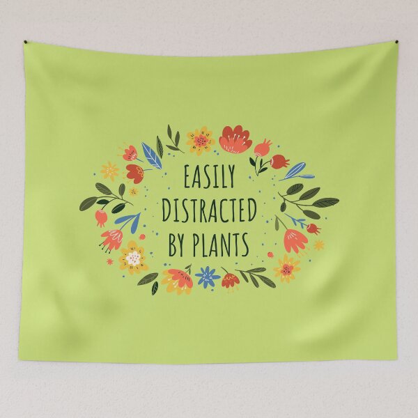 Item preview, Easily Distracted By Plants III designed and sold by Lemon Pepper.