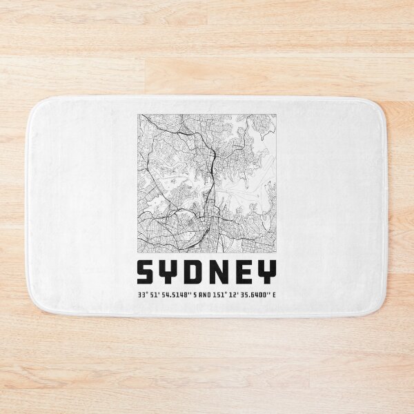 Artikelvorschau, Sydney Stadtplan entworfen und verkauft von quarantineshop.