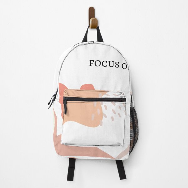 Item preview, focus on the good - pink abstract poster with quote designed and sold by KIKAIA The Label.