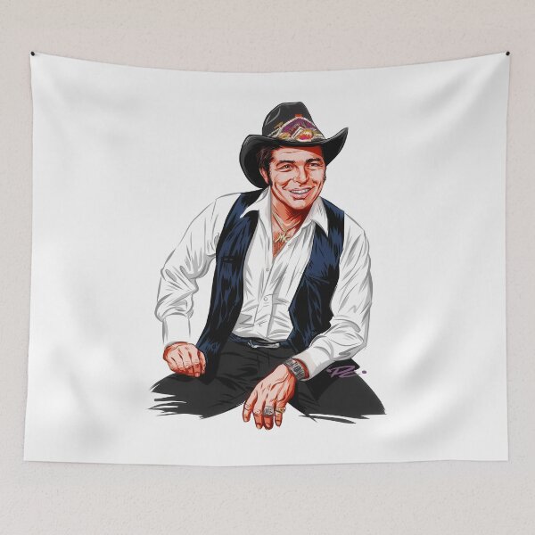 Item preview, Mickey Gilley - An illustration by Paul Cemmick designed and sold by TIGERDAVER.