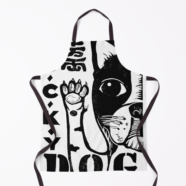Item preview, Lucky Dog - original linocut design and print designed and sold by PixelPalmer.