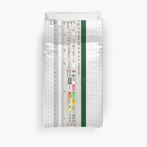 Spreadsheet Duvet Covers Redbubble