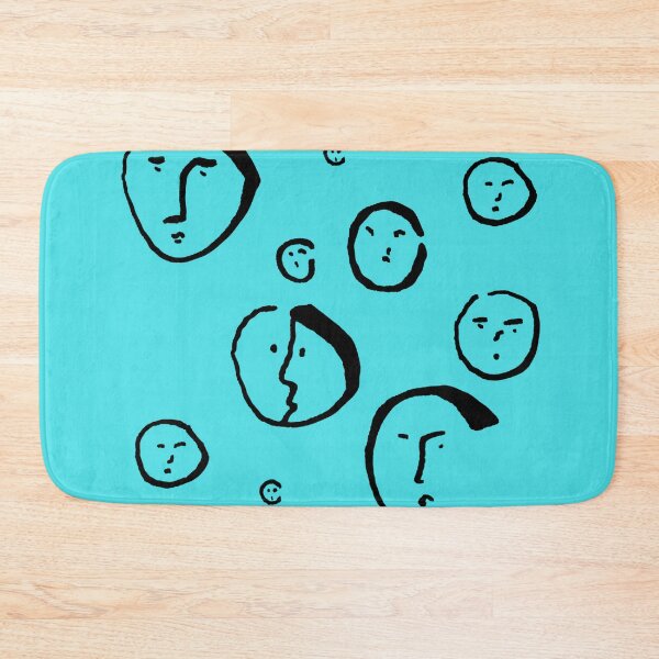 Item preview, Wondering Heads on Blue designed and sold by Istvan Ocztos.