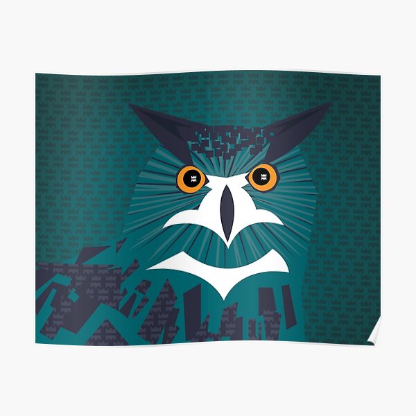 Taki the Eurasian Eagle Owl Poster