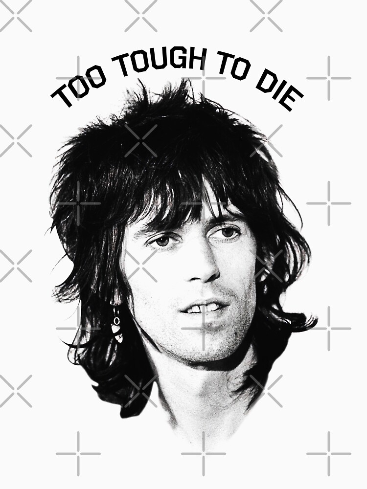 keith richards too tough to die t shirt