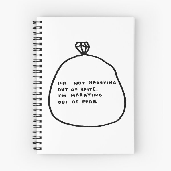 Item preview, I'm Not Marrying Out of Spite, I'm Marrying Out of Fear designed and sold by 4naans.