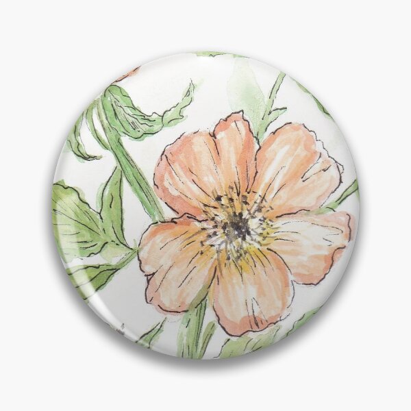 Item preview, Watercolor & Ink Florals, Pink Delicate designed and sold by hoganburleigh.
