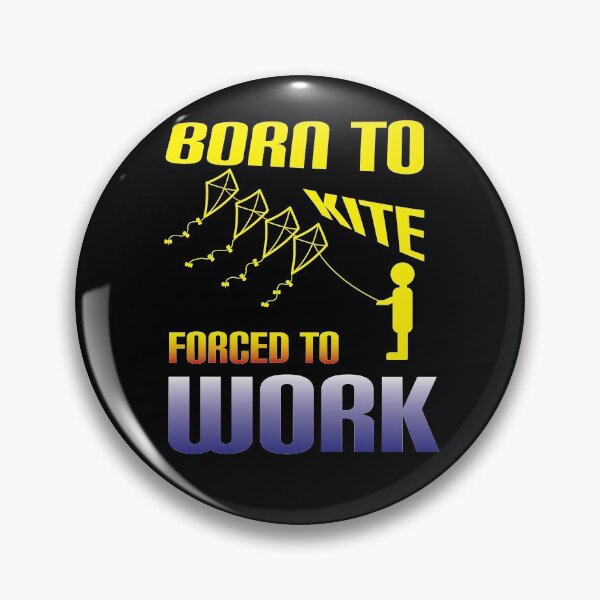 Item preview, Born to Kite Forced to Work - Born to Kite, Forced to Work Graphic and Sticker Pack designed and sold by WilsonCreekArts.