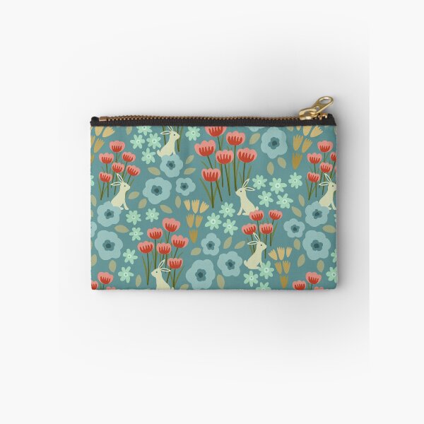 Item preview, Spring bunnies - turquoise designed and sold by Trine Tollefsen.