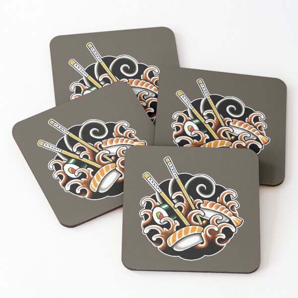 Item preview, Sushi in a sea of soy sauce designed and sold by ericnoseli.