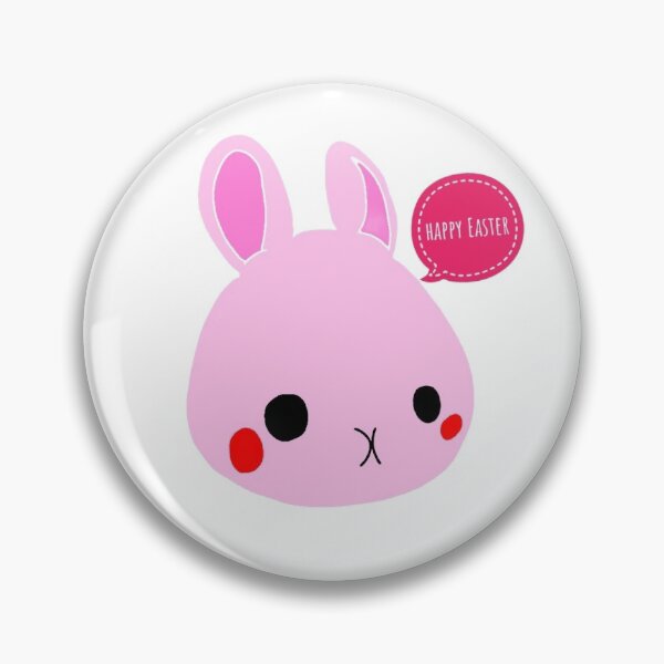 Item preview, Pink Easter bunny sticker designed and sold by Nnone.