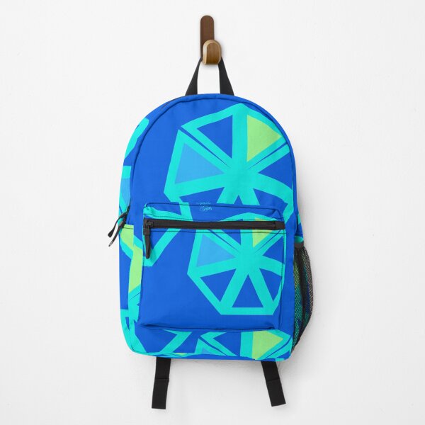 Item preview, Tropical Ocean Geometry on Bright Blue designed and sold by SpiritGifts.