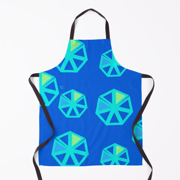 Item preview, Tropical Ocean Geometry on Bright Blue designed and sold by SpiritGifts.