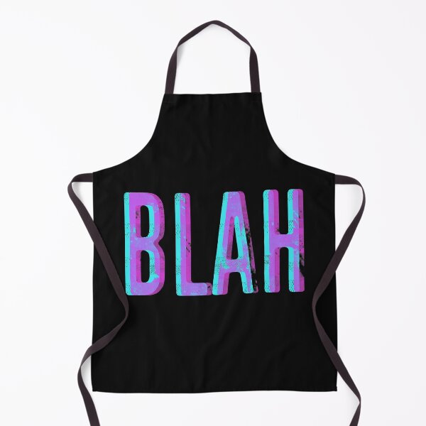 Item preview, Cool Neon Blah Distressed Blue Purple  designed and sold by thirdeyeblue.
