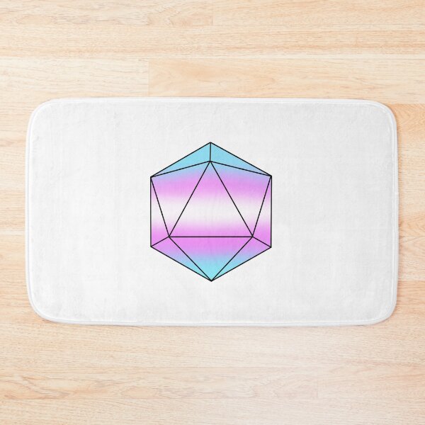 Item preview, D20 TRANS PRIDE designed and sold by Ducttapeduchess .