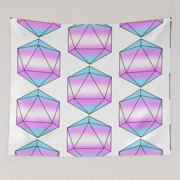 Item preview, D20 TRANS PRIDE designed and sold by Ducttapeduchess .