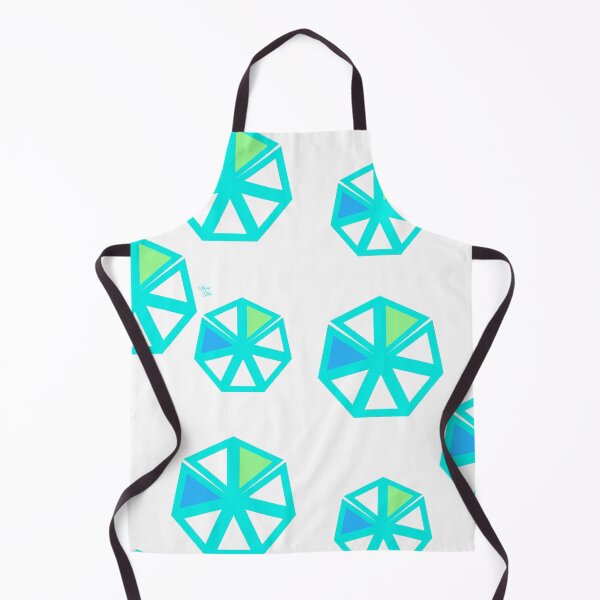 Item preview, Tropical Ocean Geometry on White designed and sold by SpiritGifts.