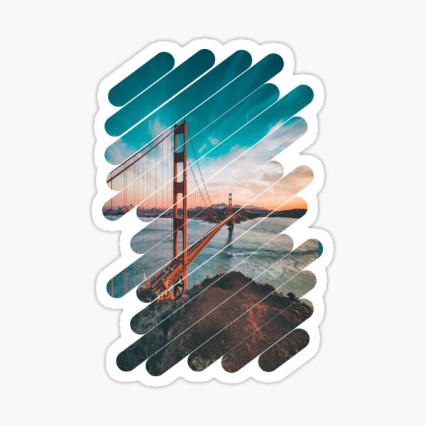 SAN FRANSCISCO CALIFORNIA SPORTS SCRIPT (ORANGE) Sticker for Sale by  enigmaticone